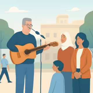 León Gieco musicalizó una poesía de Alejandro Almeida dedicada a Taty Almeida