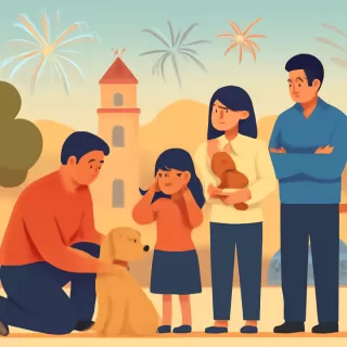 Consejos para proteger a las mascotas de la pirotecnia en Navidad y Año Nuevo en Salta