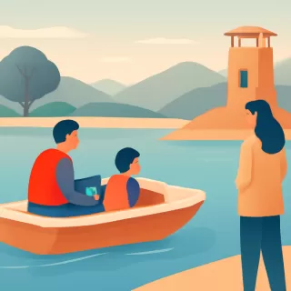 Refuerzan controles náuticos en embalses y ríos de Mendoza para las fiestas