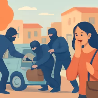 Robo millonario a plena luz del día en barrio Kennedy, Córdoba