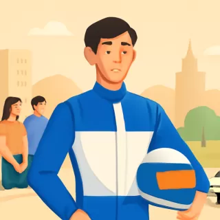 Sebastián Caram, piloto marplatense de 17 años, busca debutar en la Fórmula 4 europea