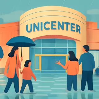 Temporal provoca inundaciones y daños en el Unicenter de Martínez durante la previa de Navidad