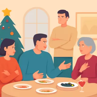 Cómo surgen y cómo evitar las peleas en las cenas navideñas