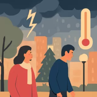 Pronóstico de tormentas y clima para la Nochebuena en el AMBA