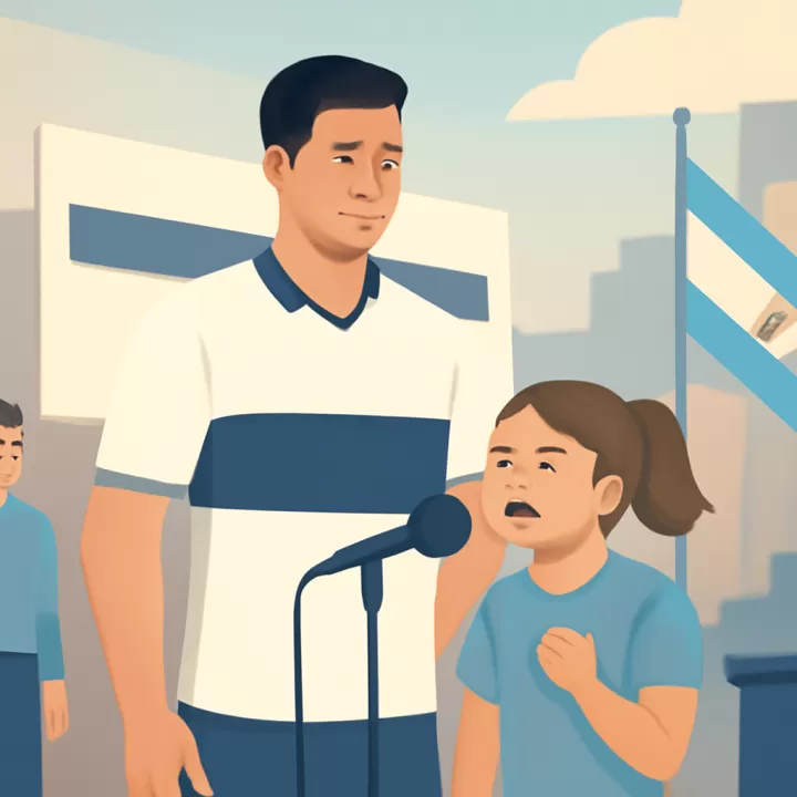 Nacho Fernández fue presentado en Gimnasia y su hija Olivia protagonizó un momento viral