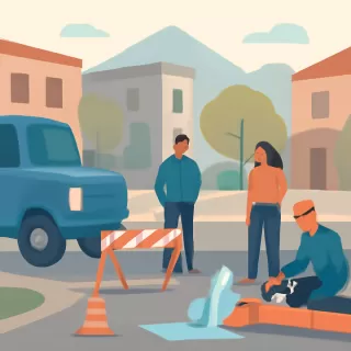 Aguas Rionegrinas repara rotura y afecta suministro en barrio Lera, Bariloche