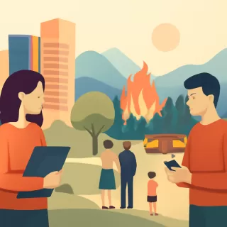 Bariloche mantiene alerta por riesgo muy alto de incendios forestales