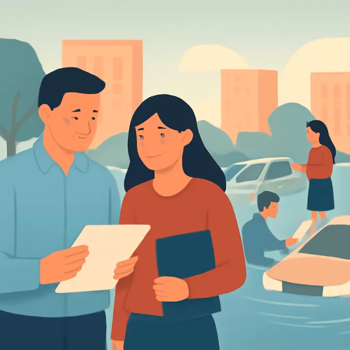 Autos inundados en la Panamericana: cobertura de seguros y procedimiento para reclamos