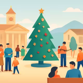 Celebraciones de Navidad y Año Nuevo en el Centro Cívico de Bariloche