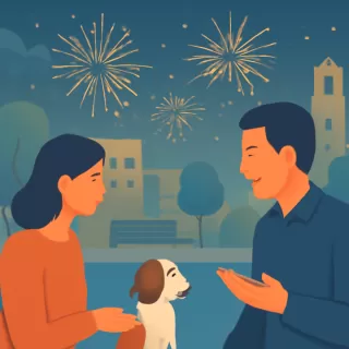 Recomendaciones para proteger a las mascotas del uso de pirotecnia durante las fiestas