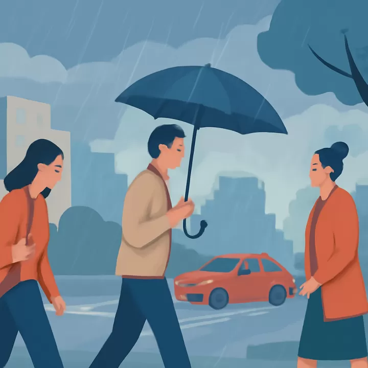 Tormenta con fuertes lluvias y ráfagas afecta el Gran Buenos Aires