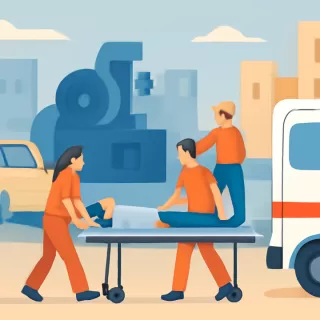 Grave accidente laboral en Cipolletti: operario atrapado en máquina y trasladado de urgencia