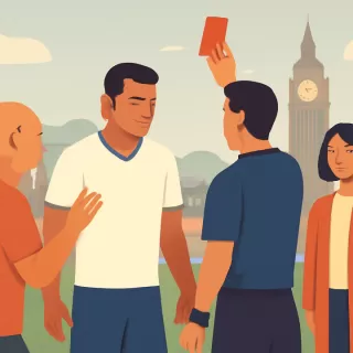 La FA acusa a Cristian Romero por conducta agresiva tras expulsión contra Liverpool