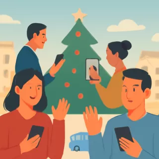Opciones para saludar en Nochebuena y Navidad a través de redes sociales