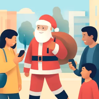 Papá Noel inicia su recorrido: seguí su viaje en tiempo real desde el celular