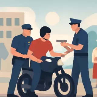 Detienen a joven que escapaba en moto robada con arma casera en Stella Maris