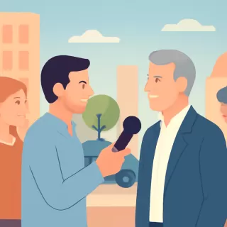 Ian Lucas respondió sobre Evangelina Anderson en un evento en Vélez