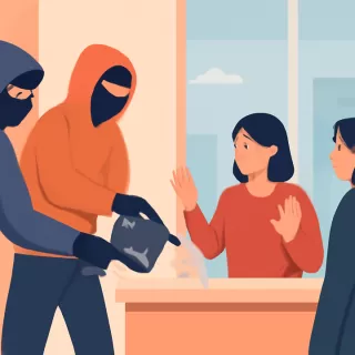 Rapiña en local de cobranza en Punta Carretas: amenazaron y rociaron con nafta