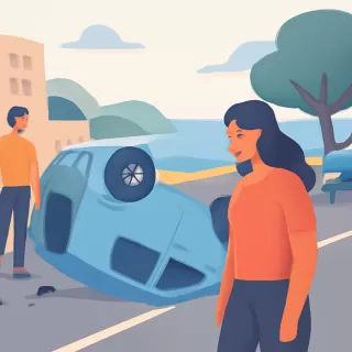 Romina Celeste Papasso sufrió un accidente tras despistar y volcar en Ruta 10, Rocha