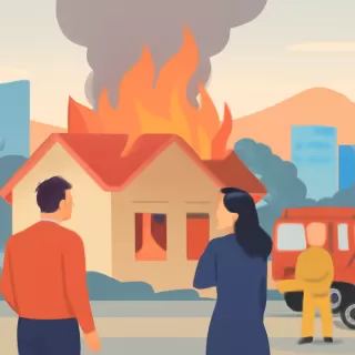 Dos personas fallecieron en un incendio en Las Heras