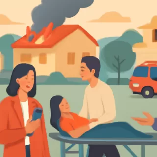 Incendio en Carrodilla afecta tres viviendas y deja a una mujer internada