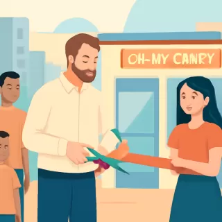 Martín Ku inauguró local de brochettes en el Barrio Chino de Buenos Aires