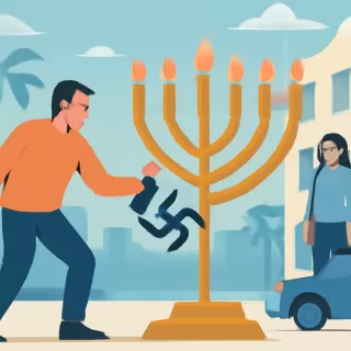 Vandalizan menorá en Miami-Dade durante Hanukkah y generan conmoción