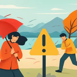 Alerta por fuertes vientos en el Parque Nacional Nahuel Huapi para el 26 de diciembre