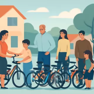 Iniciativa solidaria en Andresito reunió 78 bicicletas para niños