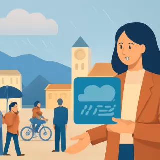 Pronóstico meteorológico en Bariloche: se esperan lluvias fuertes y vientos intensos