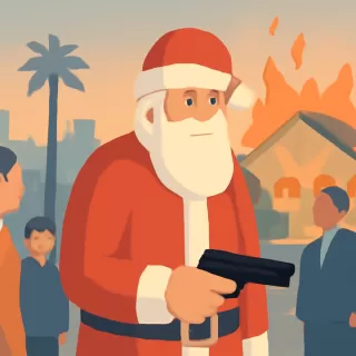 Masacre en Covina: hombre disfrazado de Papá Noel mata a nueve personas y provoca incendio en California