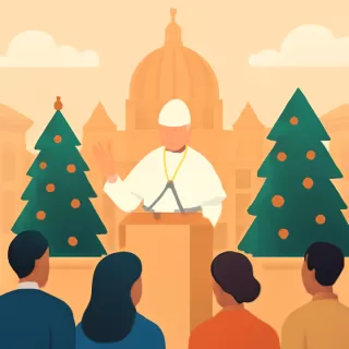 El papa León XIV oficia su primera misa de Navidad con un llamado a la caridad y la esperanza