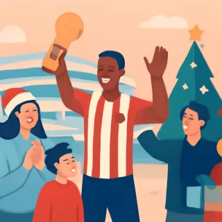 Estudiantes celebra la Navidad tras ser bicampeón con Edwuin Cetré como figura