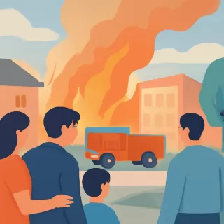 Incendio en Bariloche amenazó viviendas y fue controlado en una hora