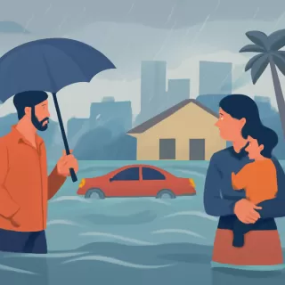 Intensas lluvias causan inundaciones repentinas en el sur de California