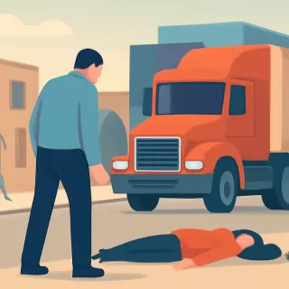 Hombre asesinó a su pareja tras golpearla y atropellarla con un camión en La Matanza