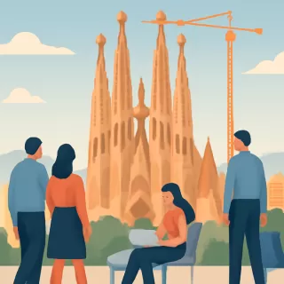 La Sagrada Familia completará en 2026 su torre más alta y conmemorará el centenario de Gaudí
