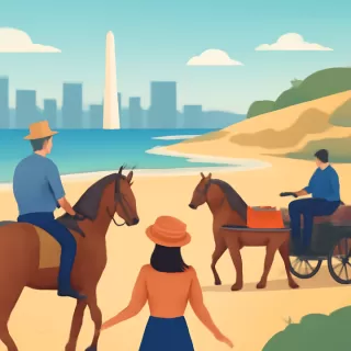 Ritual de conexión con la naturaleza: cabalgatas y paseos en la Costa Atlántica para el verano 2026