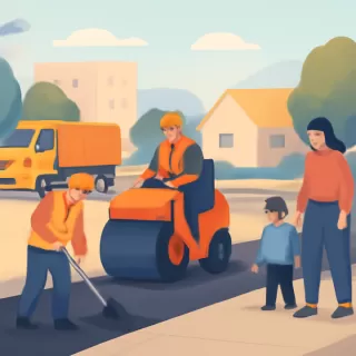 Las Heras avanza en la mejora integral de calles del barrio Ujemvi