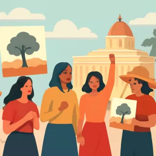 Mujeres reclaman titularidad de tierras en la Convención de la ONU contra la Desertificación