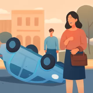 Romina Celeste Papasso volcó su auto en Rocha y resultó ilesa