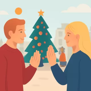 Maxi López y Wanda Nara celebraron la Navidad en el extranjero y se saludaron públicamente