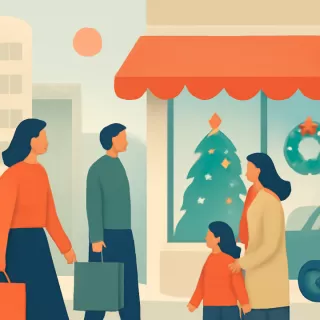 Ventas navideñas en comercios pymes crecieron 1,3% respecto a la Navidad pasada