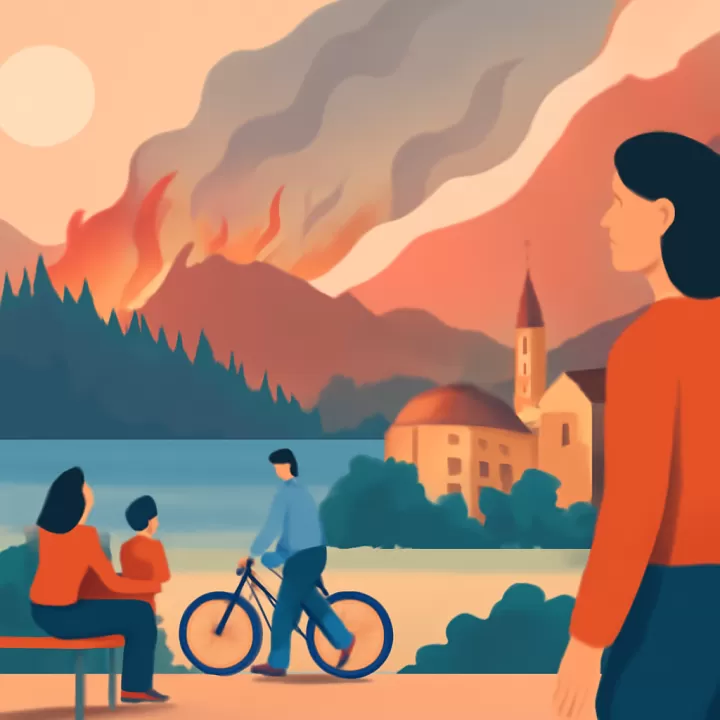 Bariloche con riesgo muy alto de incendios y foco controlado en la barda de Ñireco