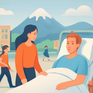 Christian Petersen internado por falla cardíaca durante excursión en el volcán Lanín