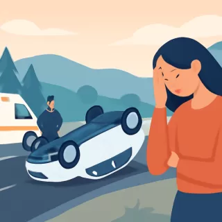 Vuelco en Ruta Provincial 23 cerca de Villa Pehuenia deja a una menor internada y un conductor imputado