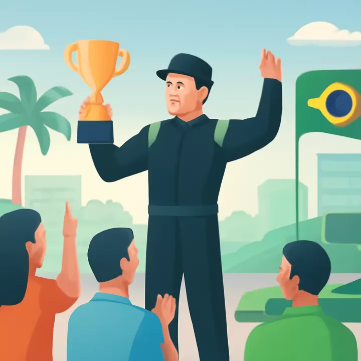 Juan Cruz Benvenuti logra pole y podio en competencia de resistencia en Brasil