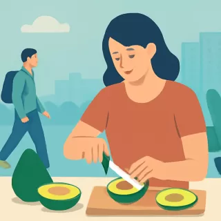 Cómo elegir y cortar correctamente una palta
