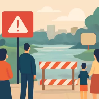 Parque Provincial Moconá cerrado por aumento del nivel del arroyo Yaboty en Misiones