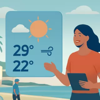Pronóstico del tiempo para Arraial d'Ajuda, Brasil, el viernes 26 de diciembre de 2025